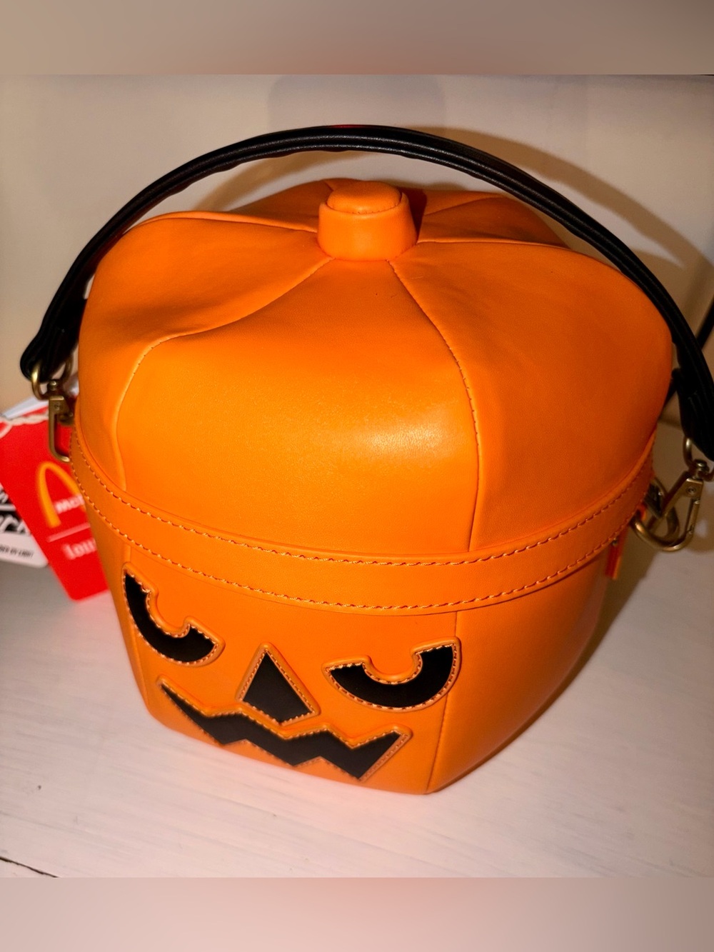 NWT Loungefly Boo Bucket McDonald’s Pumpkin Halloween 🎃 Bag - Picture 2 of 4